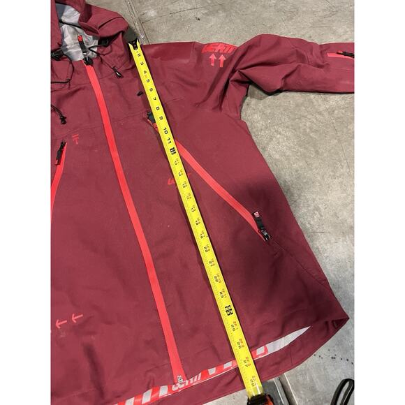 Leatt DBX 5.0 Men’s All Mountain Jacket Medium M Red Waterproof Rain - Picture 12 of 16